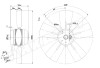 Вентилятор осевой промышленный Ebmpapst A2D300AD0201
