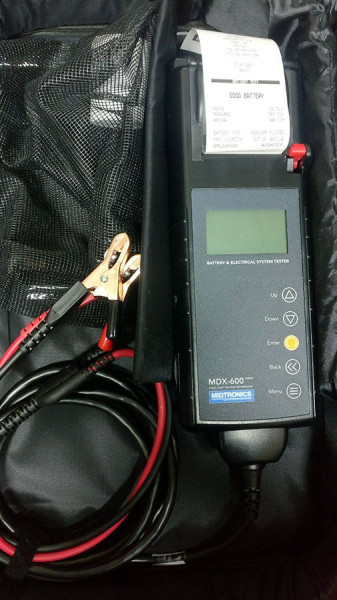 Тестер аккумуляторных батарей с термопринтером Midtronics START-STOP, MDX-655P