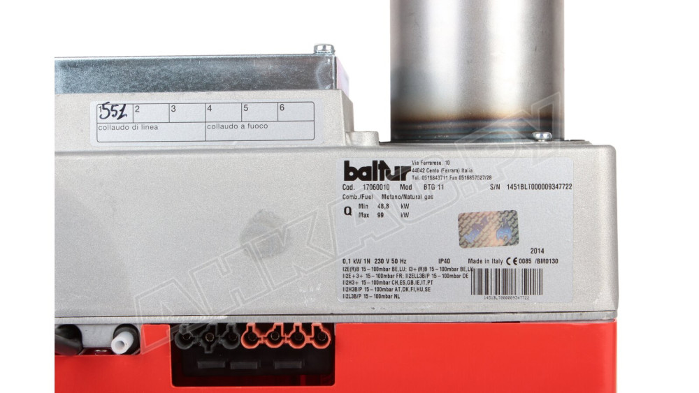 Газовая горелка Baltur BTG 11