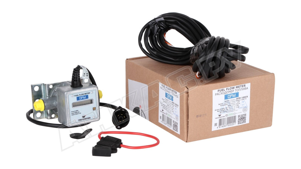 Расходомер с импульсным выходом и дисплеем Технотон DFM 100CK