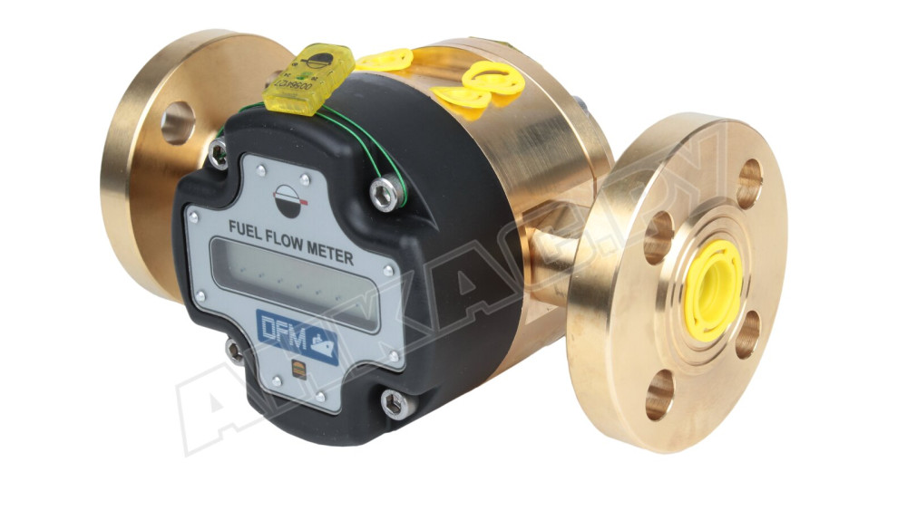 Расходомер топлива Технотон DFM Marine 1000C (автономный) с фланцем