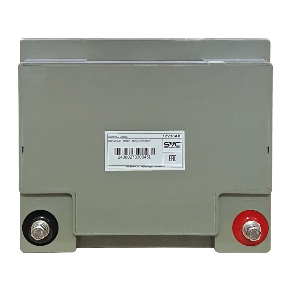 Аккумуляторная батарея SVC 12V38AH (12В/38Ач)