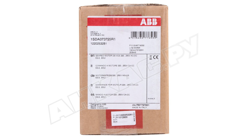 Мотор-редуктор ABB, 1SDA073725R1