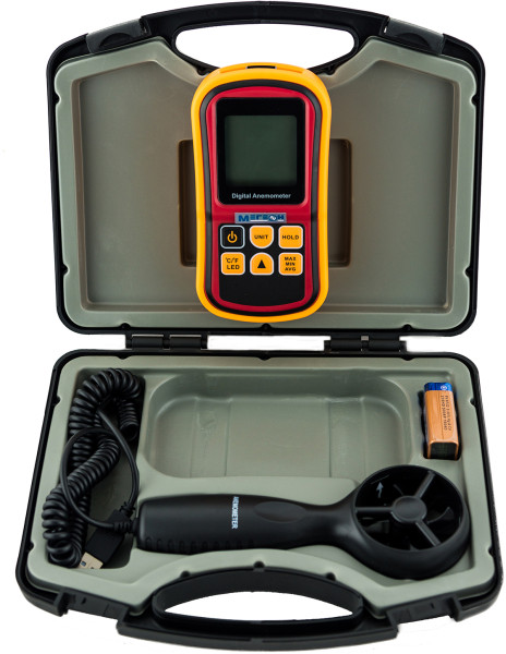 Анемометр крыльчатый цифровой МЕГЕОН 11006