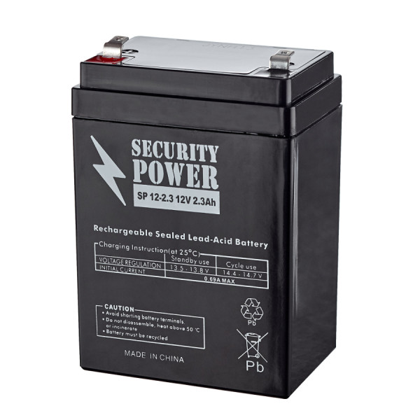 Аккумуляторная батарея Security Power SP 12-2,3H F1 12V/2.3Ah