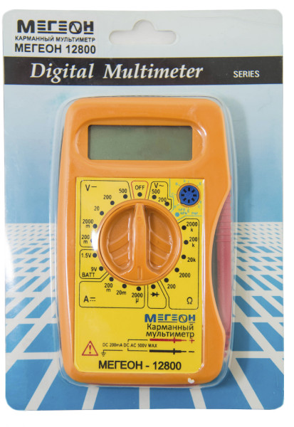 Карманный цифровой мультиметр МЕГЕОН 12800