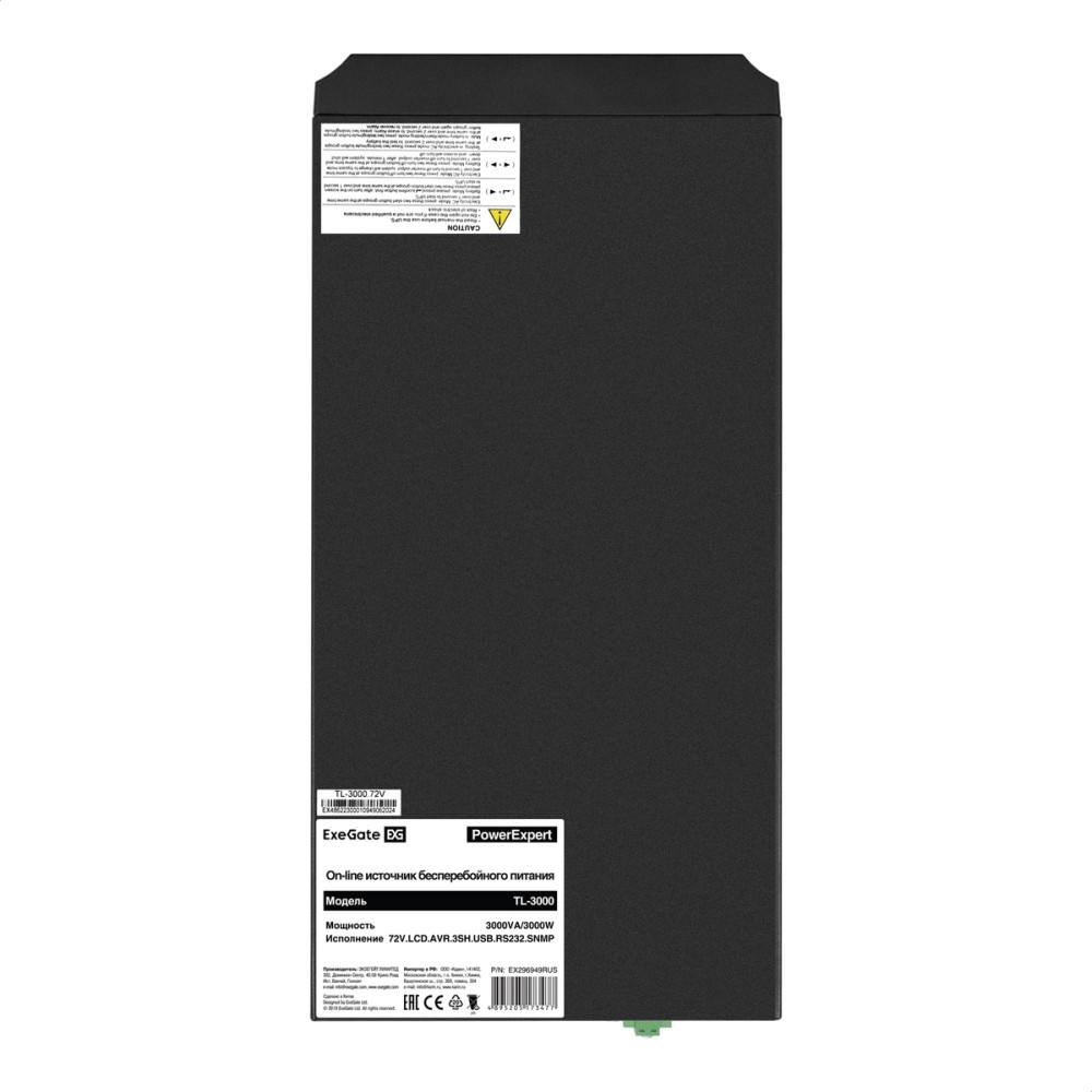 ИБП PowerExpert TL-3000.72V.LCD.AVR.3SH.USB.RS232.SNMP