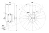 Вентилятор осевой промышленный Ebmpapst A2D300AD0202