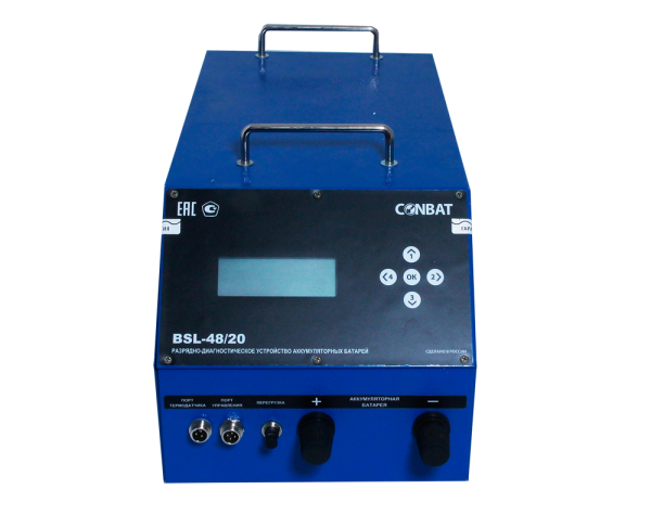 Разрядно-зарядное устройство аккумуляторов CONBAT 0-60В/20А, BSL-60/20