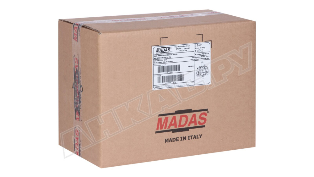 Регулятор давления газа Madas RG/2MBCZ DN 50 FL, RBC50Z R140