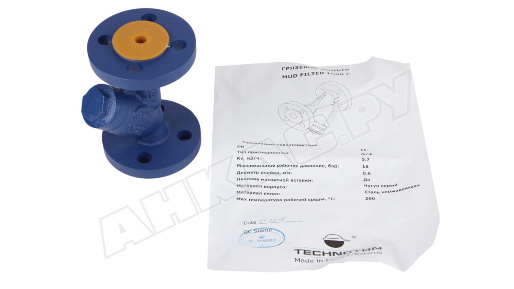 Грязевой фильтр Технотон 1000 F, Dn 15