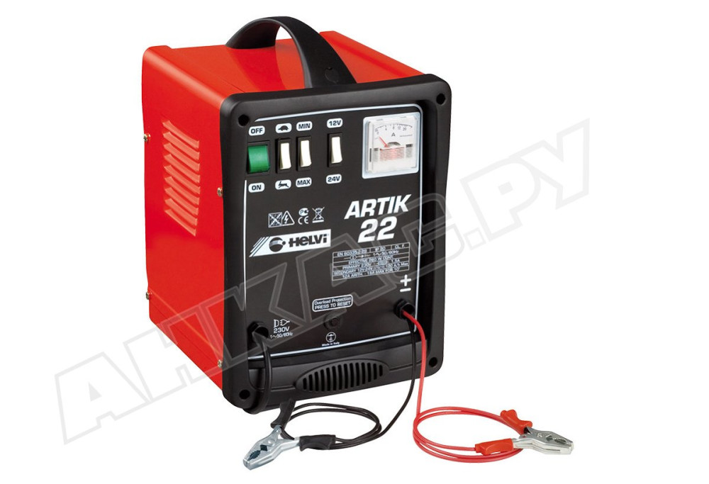 Зарядное устройство для автомобильного аккумулятора Helvi Artik 22
