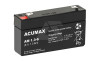 Батарея аккумуляторная Acumax AM1.3-6, T1, 6V/1.3Ah