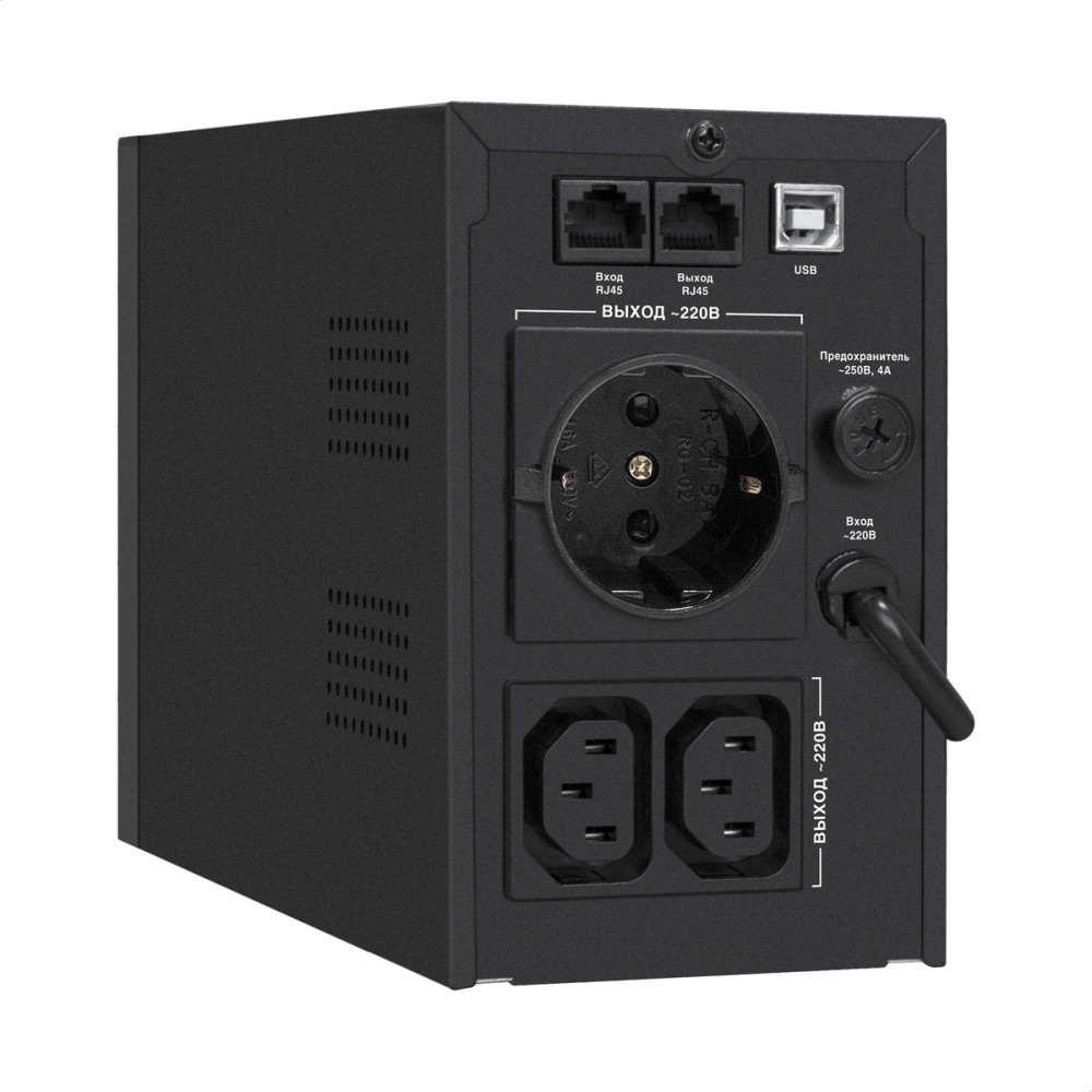 ИБП ExeGate SpecialPro UNB-650.LED.AVR.1SH.2C13.RJ.USB