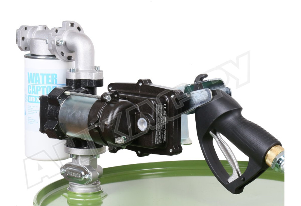 Заправочная колонка Piusi DRUM EX50 12V DC ATEX с кабелем питания + ручной пистолет