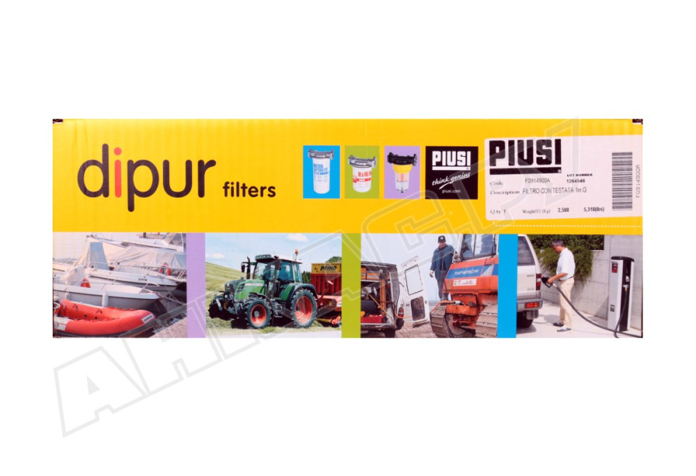 Фильтр для топлива и масла Piusi 100 л/мин, 10 мкм