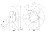 Вентилятор осевой промышленный Ebmpapst A2S130AA0301