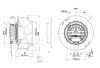 Центробежный вентилятор Ebmpapst R3G280RR03H1