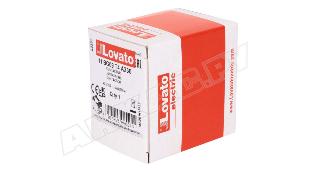Миниконтактор Lovato 11 BG09 T4 A230