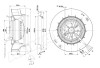 Центробежный вентилятор Ebmpapst R2E190RA2610