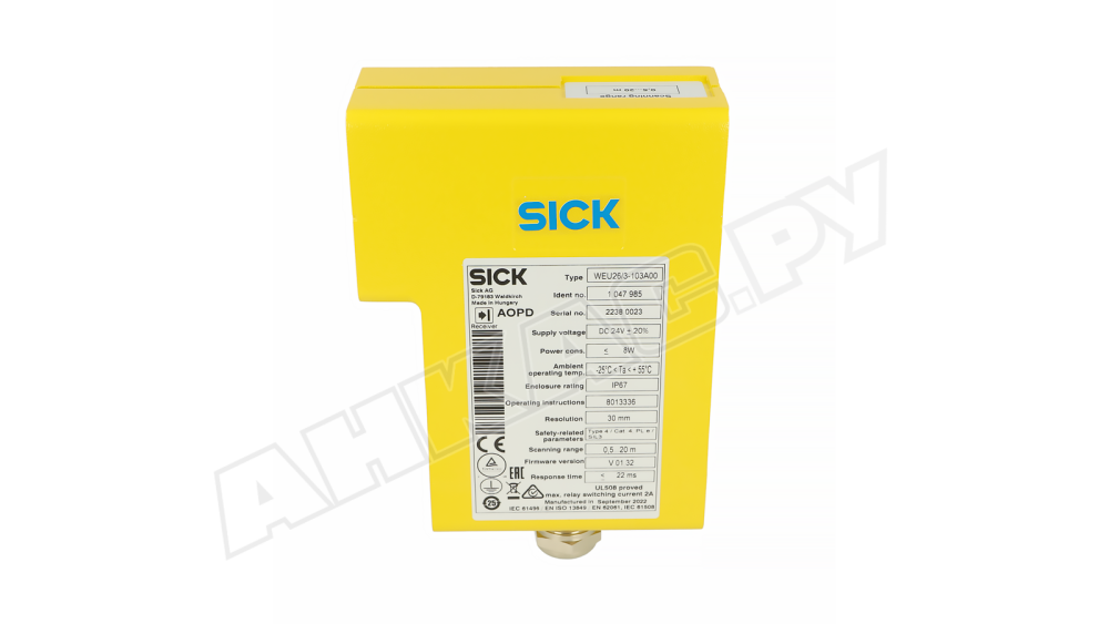 Cветовой барьер безопасности Sick WEU26/3-103A00