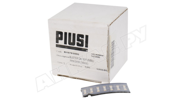 Комплект предохранителей насоса Piusi EX50, 10 шт, R19793000