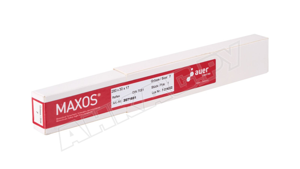 Стекло водоуказательное Auer Lighting, 280x30x17 мм, 2071681