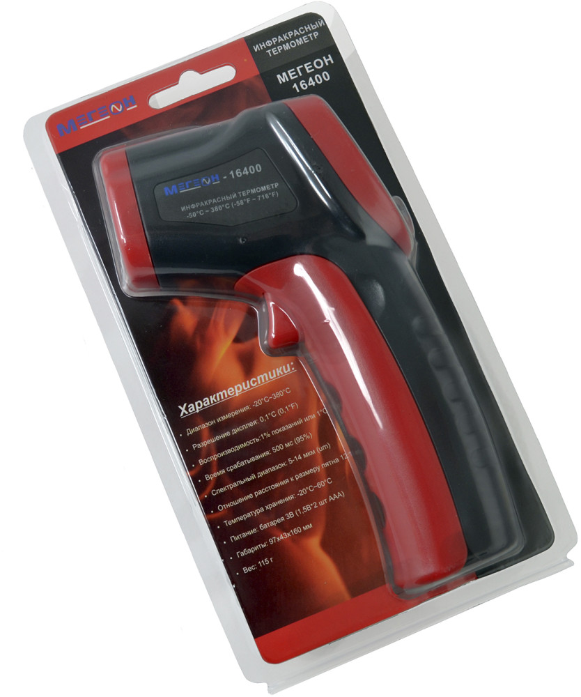 Бесконтактный термометр (пирометр) МЕГЕОН 16400
