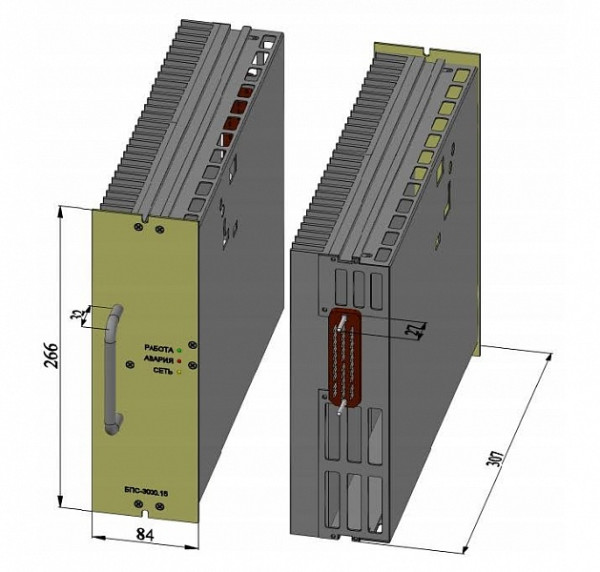 Выпрямитель БПС-3000-380/220B-15A-15