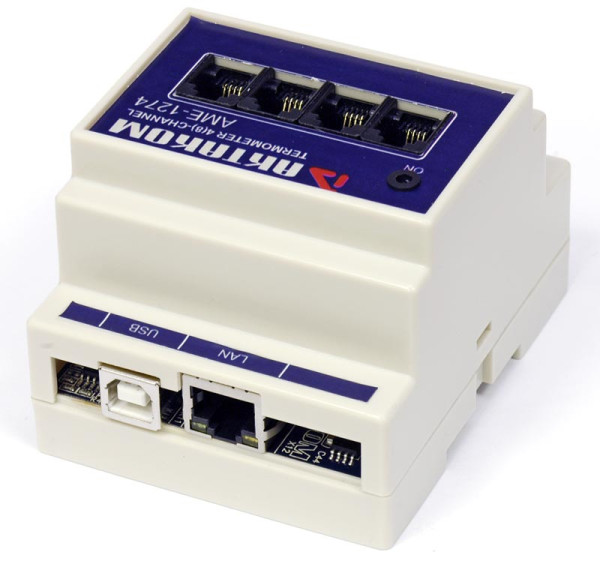 АМЕ-1274 - измеритель температуры сетевой многоканальный USB