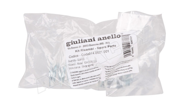 Пружина белая Giuliani Anello 140-270 мбар 504.0038.020