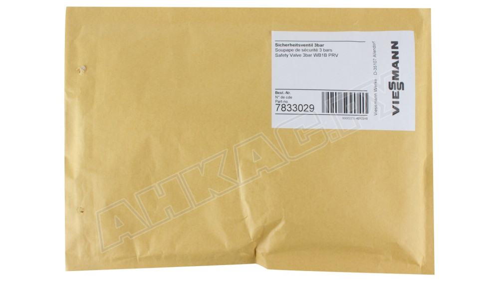 Предохранительный клапан Viessmann 3 бар, 7833029
