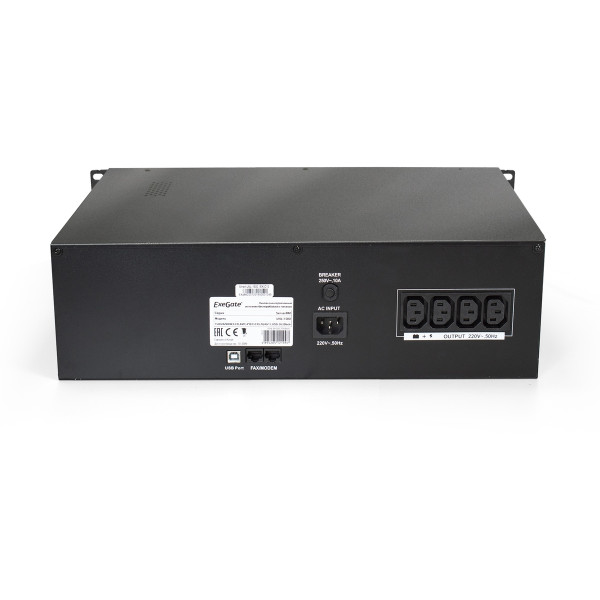 ИБП ExeGate ServerRM UNL-1500.LCD.AVR.C13.RJ.USB.3U