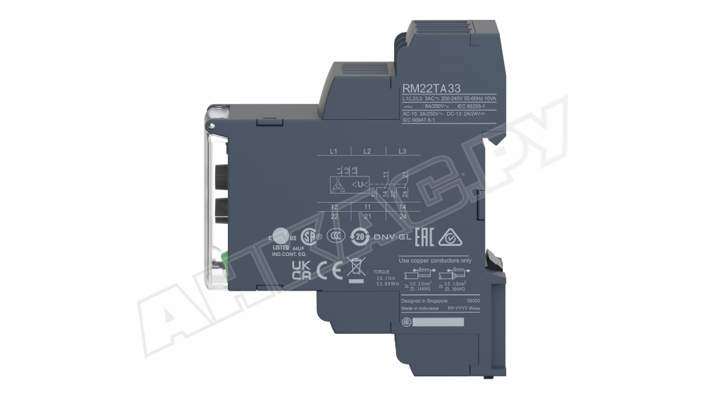 Реле контроля фаз Schneider Electric RM22TR33