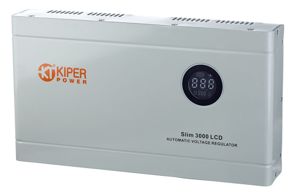 Стабилизатор напряжения Kiper Power Slim 3000 LCD (3000VA/1800W)