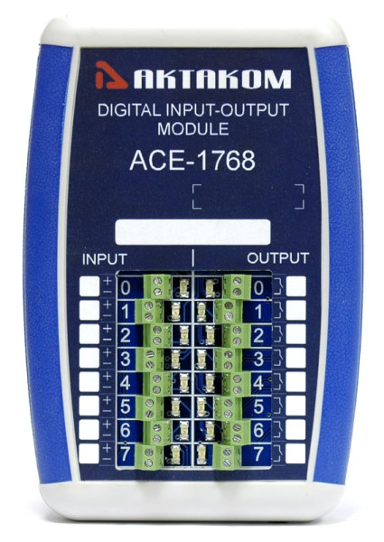 АСЕ-1768 USB/LAN модуль дискретного ввода-вывода 8-канальный