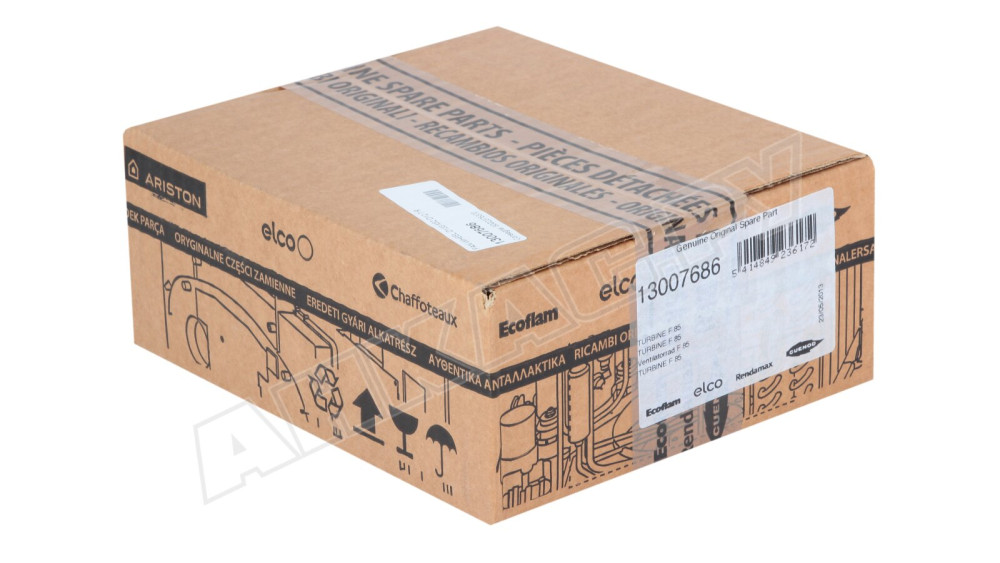 Рабочее колесо вентилятора Elco Ø133 x 52 мм, 13007686