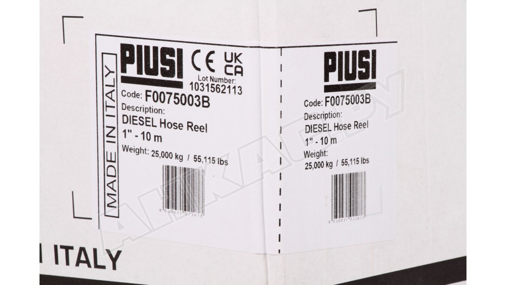 Катушка со шлангом Piusi BIG 10x1”