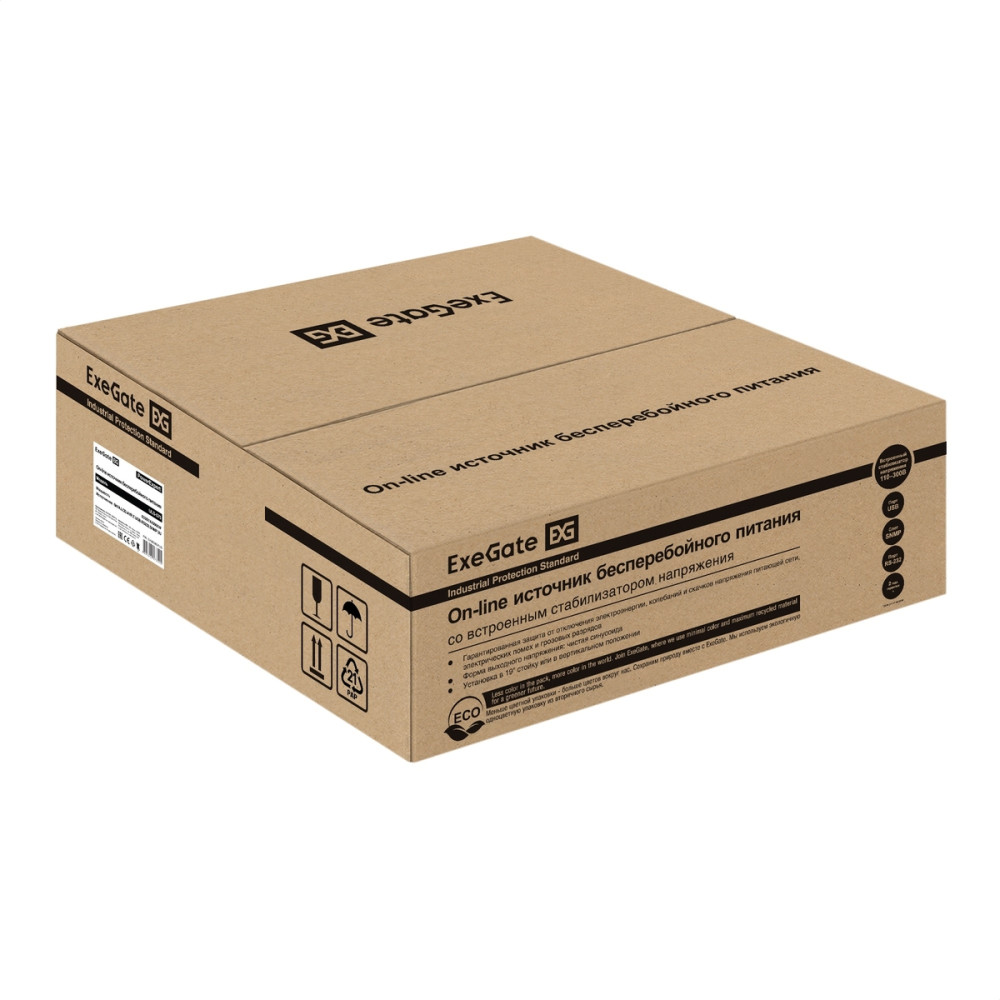 ИБП PowerExpert ULS-575-6kVA.LCD.AVR.T.USB.RS232.SNMP.2U