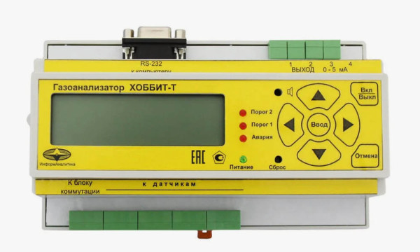 Газоанализатор кислорода стационарный Хоббит-Т-О2