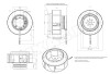 Центробежный вентилятор Ebmpapst RER 133-41/18/2 TDLOU