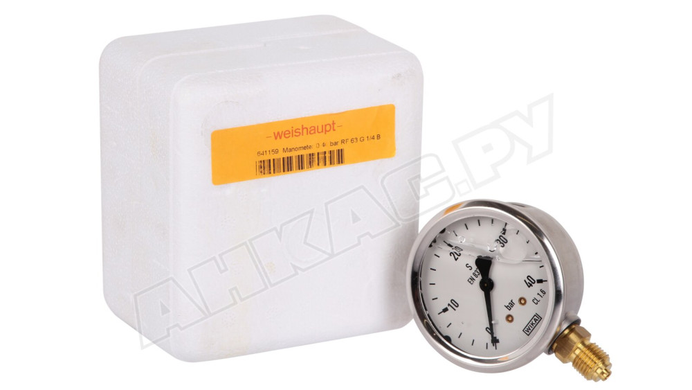 Манометр Weishaupt 0-40 бар, 641159