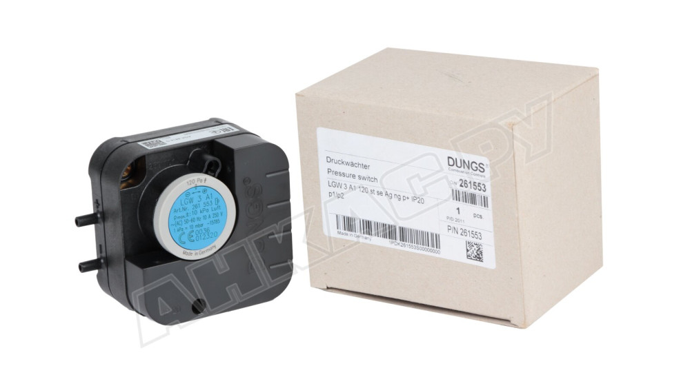 Реле давления Dungs LGW 3 A1 120 st se Ag ng p + Ip20 p1/p2