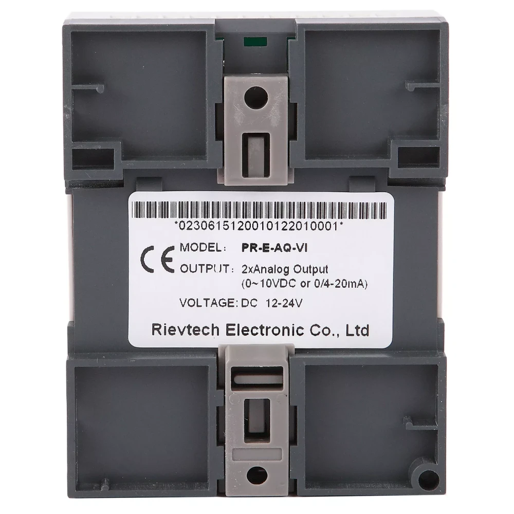 Модуль расширения PR-E-AQ-VI, 12_24VDC, 2AO, 0-10V, 0/4-20mA, для ПЛК серий SR и PR