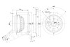 Центробежный вентилятор Ebmpapst R2E120AR7705