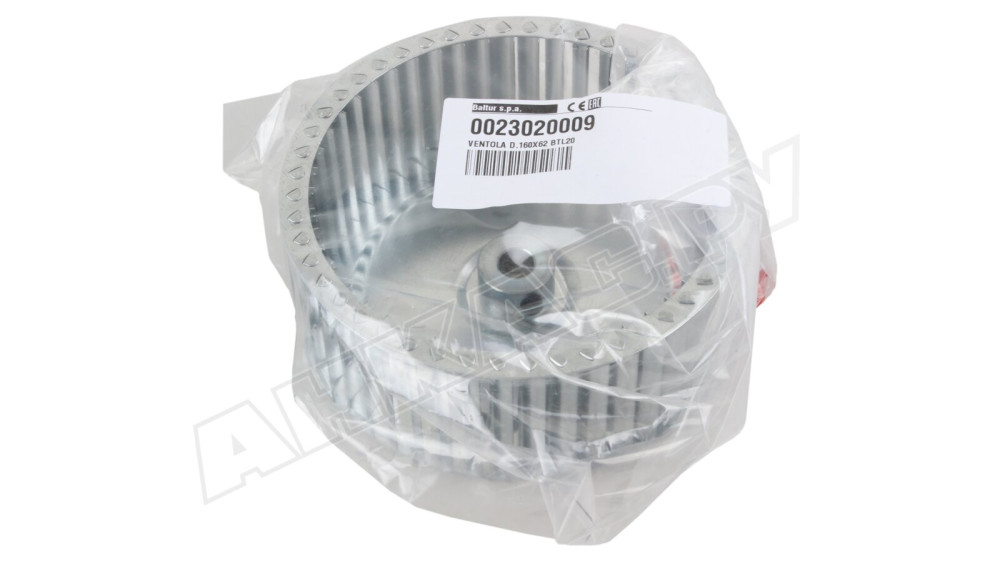 Рабочее колесо вентилятора Baltur Ø160 x 62 мм, 0023020009