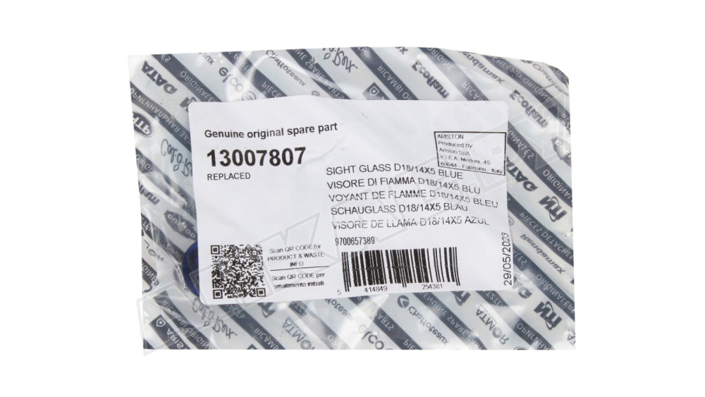 Смотровое стекло Elco Ø18/14 x 5 мм, 13007807