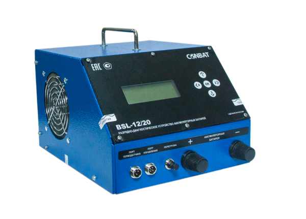 Разрядно-диагностическое устройство аккумуляторных батарей CONBAT 0-20В/20А, BSL-12/20