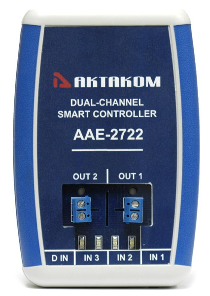 ААЕ-2722 - универсальный контроллер LAN/USB с двумя исполнительными каналами (реле)