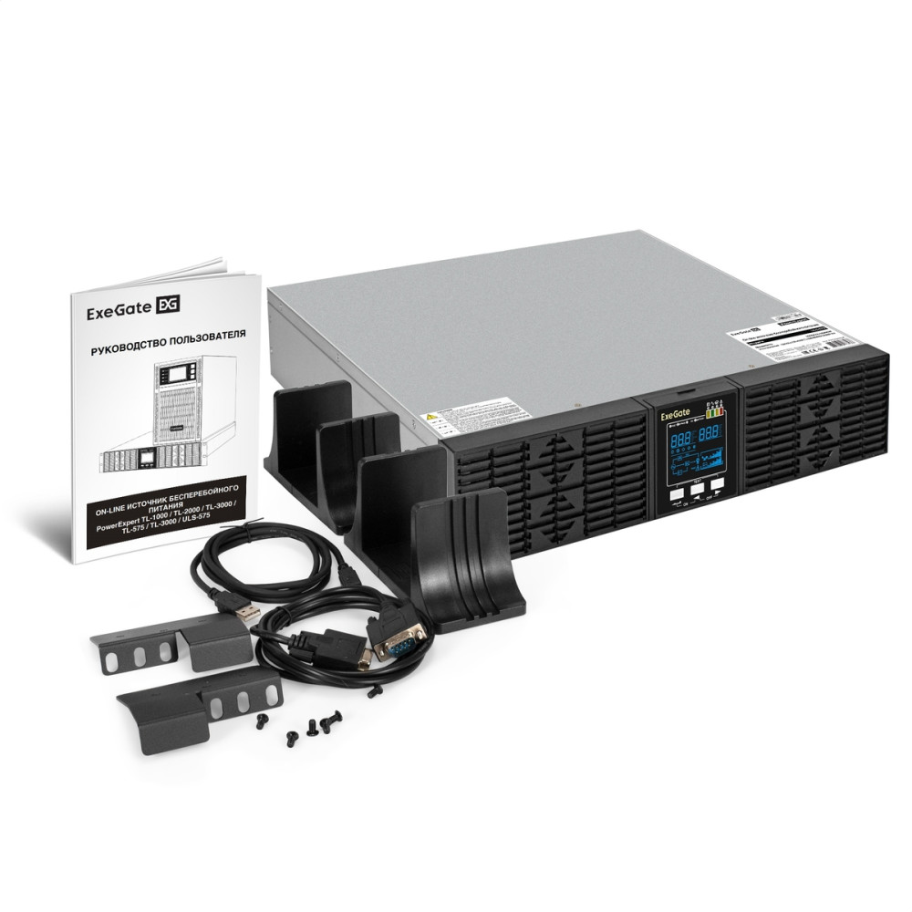 ИБП PowerExpert ULS-575-6kVA.LCD.AVR.T.USB.RS232.SNMP.2U